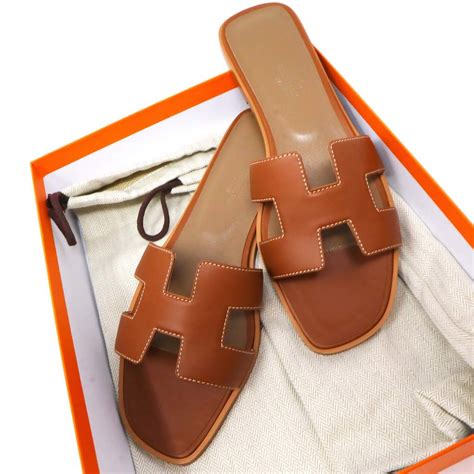 hermes style tan sandals|authentic hermes sandals.